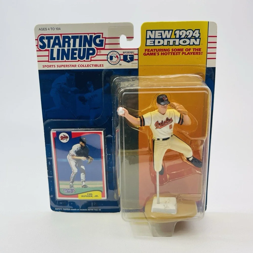 1994 Starting Lineup Cal Ripken Jr Orioles With Trading Card
